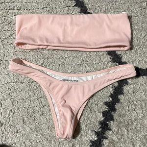 Coulbourne Oasis Baby Pink Bikini set